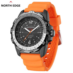 Waterproof Military Men's Sport Wristwatch NORTH EDGE EVOQUE 2 with Solar Power