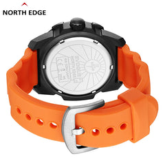 Waterproof Military Men's Sport Wristwatch NORTH EDGE EVOQUE 2 with Solar Power