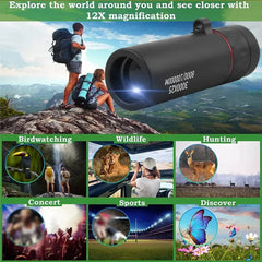 UltraZoom™ 3000x25 HD Monocular Telescope – Compact, Powerful, and Built for Adventure