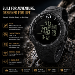 Outdoor Sport Digital Altimeter Military Watch