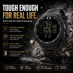 Outdoor Sport Digital Altimeter Military Watch