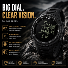 Outdoor Sport Digital Altimeter Military Watch