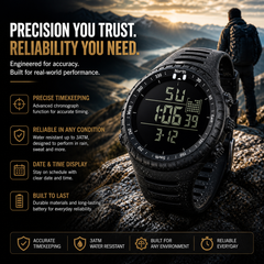 Outdoor Sport Digital Altimeter Military Watch