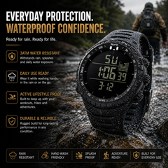 Outdoor Sport Digital Altimeter Military Watch