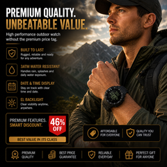 Outdoor Sport Digital Altimeter Military Watch