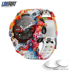 LOKMAT Fitness Tracker Smart Watch for Men – Heart Rate, Blood Pressure & Sleep Monitor | Waterproof Sports Smartwatch for Android & iOS