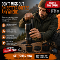 JavaJet Portable Manual Espresso Maker: Enjoy Perfect Espresso Anywhere!
