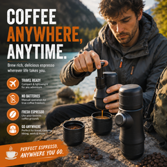 JavaJet Portable Manual Espresso Maker: Enjoy Perfect Espresso Anywhere!