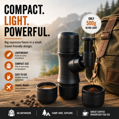 JavaJet Portable Manual Espresso Maker: Enjoy Perfect Espresso Anywhere!