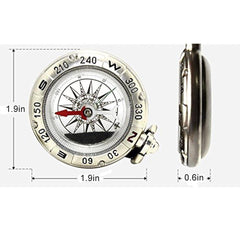 Survival Gears Depot Compass Portable Outdoor Hiking Camping Compass