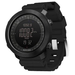 Survival Gears Depot Digital Watches Black Rubber Strap Military Altimeter Watch
