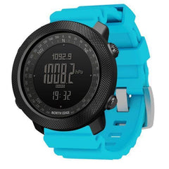 Survival Gears Depot Digital Watches Blue Rubber Strap Military Altimeter Watch