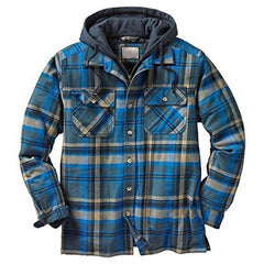 Survival Gears Depot Jackets Blue / S Vintage Plaid Warm Parkas