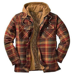 Survival Gears Depot Jackets Brown / S Vintage Plaid Warm Parkas