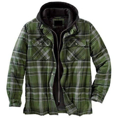Survival Gears Depot Jackets Green / S Vintage Plaid Warm Parkas