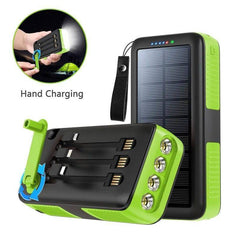 Survival Gears Depot Phones & Telecommunications 61200mAh Hand Crank Solar Power Bank: Never Run Out of Power Again