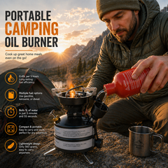 Portable Camping Oil Burner