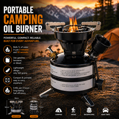 Portable Camping Oil Burner