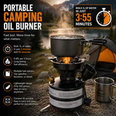 Portable Camping Oil Burner