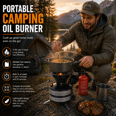 Portable Camping Oil Burner