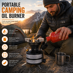 Portable Camping Oil Burner