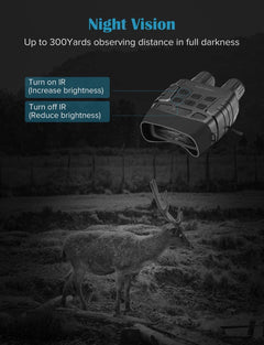 Survival Gears Depot Surveillance Cameras 300M Telescope Night Vision Binoculars