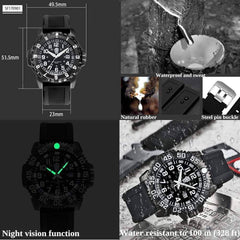EDC waterproof military survival watch8
