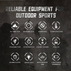 Survival Gears Depot Watches Default SKU Conquer Every Terrain: NORTH EDGE APACHE-46 Men's Digital Watch with Altitude, Weather, and Direction Indicators
