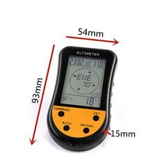 8-in-1 Multifunction Digital Altimeter with Barometer, Compass, Thermometer, Weather Forecast, Clock, and Calendar
