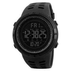 Wiio Black Outdoor Sports Chronos Watches