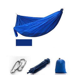 Survival Gears Depot Camping Hammock Blue no mesh Outdoor Portable Camping/Garden Hammock with Mosquito Net