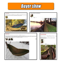 Survival Gears Depot Camping Hammock Outdoor Portable Camping/Garden Hammock with Mosquito Net