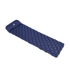 Survival Gears Depot Camping Mat Navy Blue Ultralight Inflatable Sleeping Camping Pad/Mat