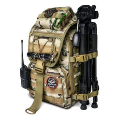 Wiio CP Camouflage / 30 - 40L Mens Tactical Backpack/Pouch