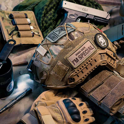 Survival Gears Depot Helmets Tactical Multicam Helmet Cover for Ops-Core