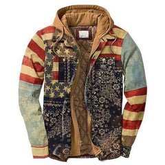 Survival Gears Depot Jackets Color 2 / S Vintage Casual Loose Patchwork Windbreaker