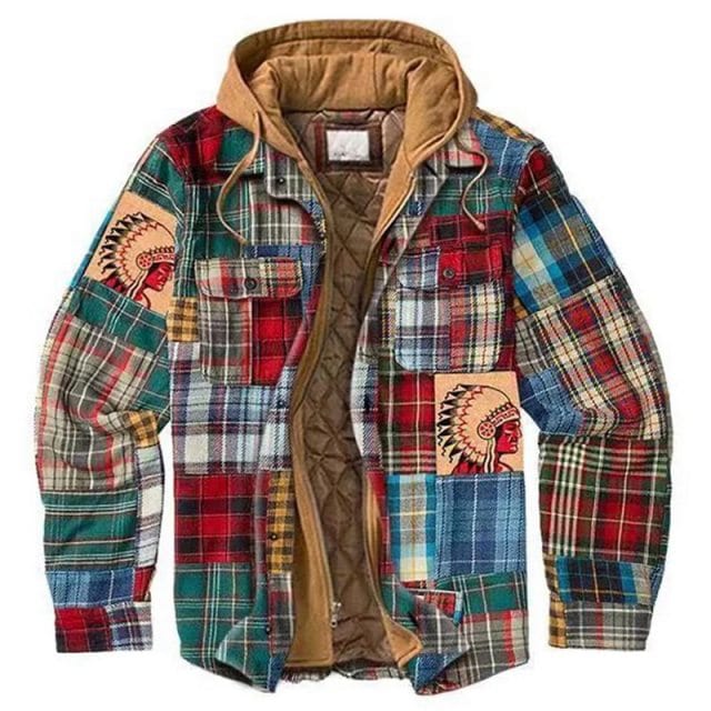 Survival Gears Depot Jackets Color 4 / S Vintage Casual Loose Patchwork Windbreaker