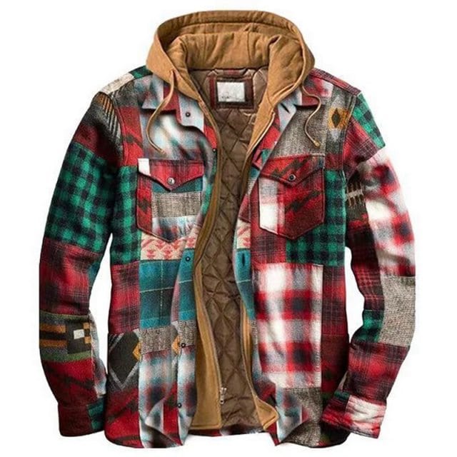 Survival Gears Depot Jackets Color 5 / S Vintage Casual Loose Patchwork Windbreaker