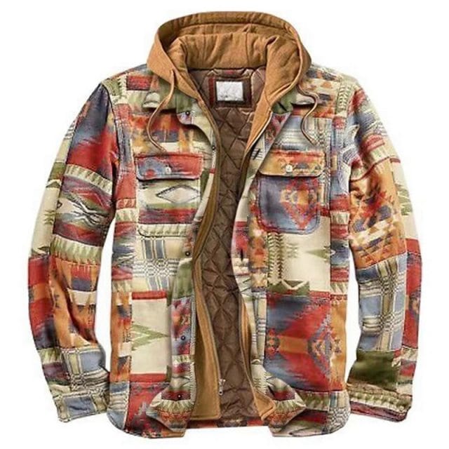 Survival Gears Depot Jackets Color 6 / S Vintage Casual Loose Patchwork Windbreaker