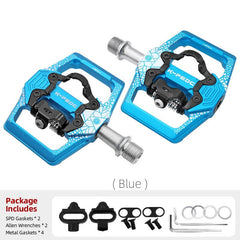 Survival Gears Depot KP-160 Blue SPD MTB Road Bike Pedals