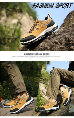 HotSales Dropshipping Store Men's Casual Shoes Outdoor Waterproof Leather Shoes