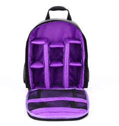 Wiio Purple Waterproof Outdoor Photography Backpack