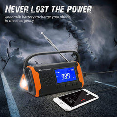 Survival Gears Depot Radio Portable Solar Emergency Radio |  Survival