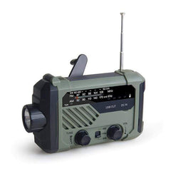 HSJIA Global Store Radio Solar Hand Crank Emergency Radio