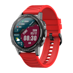 Survival Gears Depot Red Outdoor Sports Tracker Smartwatch