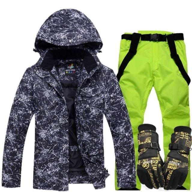 Survival Gears Depot Skiing Jackets Color 12 / S New Thicken Warm Ski Suit