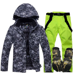 Survival Gears Depot Skiing Jackets Color 12 / S New Thicken Warm Ski Suit
