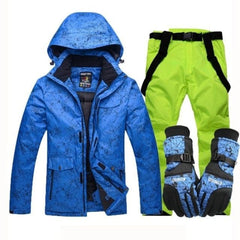 Survival Gears Depot Skiing Jackets Color 16 / S New Thicken Warm Ski Suit
