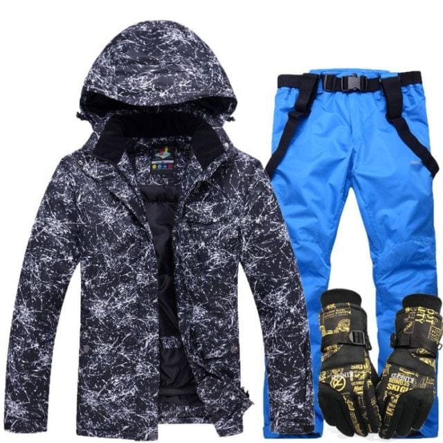 Survival Gears Depot Skiing Jackets Color 9 / S New Thicken Warm Ski Suit