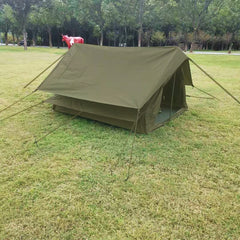 Survival Gears Depot Vintage Green Cabin Ridge Tent